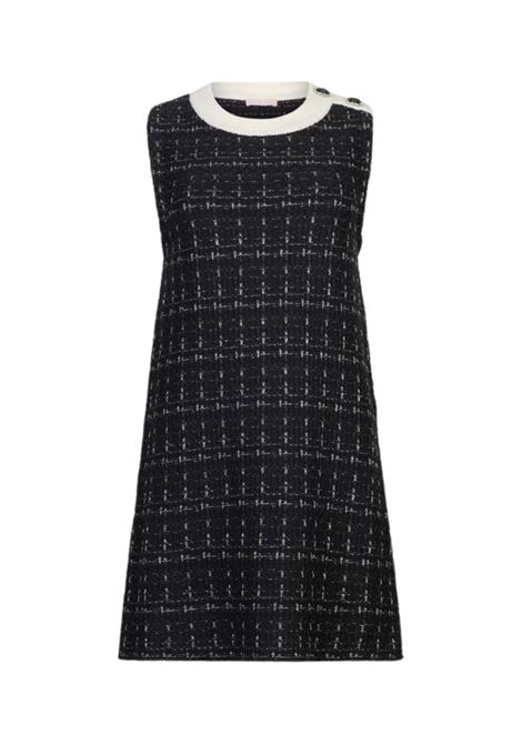 Abito corto in misto lana NERO Liu Jo | MF5057MA25RP9017